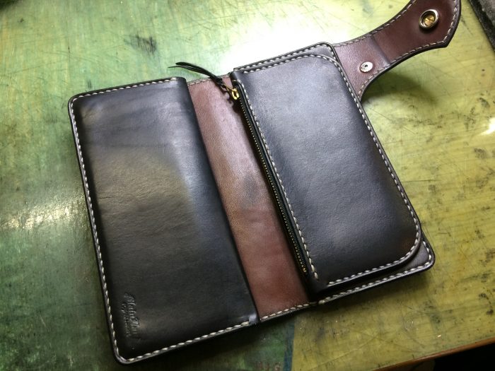 手作り革財布