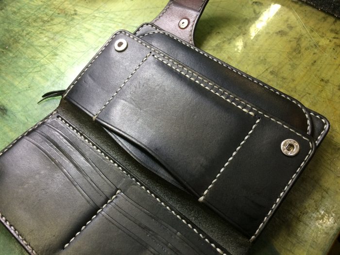 手作り革財布
