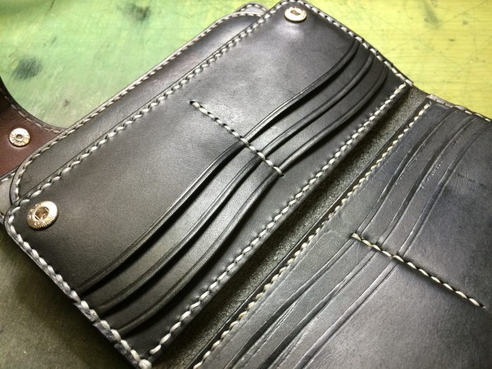 手作り革財布